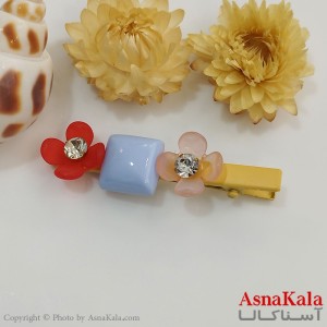 گیره مو زنانه انبری آبرنگی کد HAIR131063W