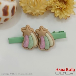 گیره مو زنانه انبری آبرنگی کد HAIR131071W