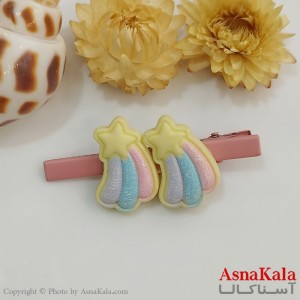 گیره مو زنانه انبری آبرنگی کد HAIR131077W