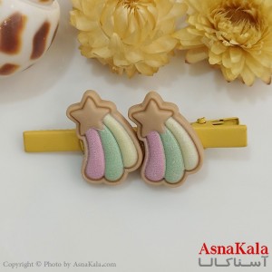 گیره مو زنانه انبری آبرنگی کد HAIR131090W