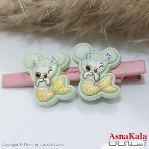 گیره مو زنانه انبری آبرنگی کد HAIR131105W