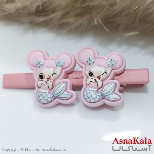 گیره مو زنانه انبری آبرنگی کد HAIR131106W