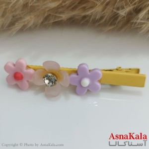 گیره مو زنانه انبری آبرنگی کد HAIR131176W