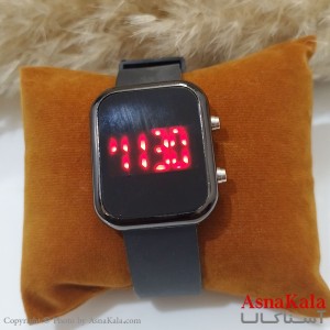 ساعت مچی ال ای دی زنانه بند سیلیکونی کد WTCH11461W