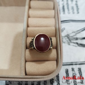 انگشتر طلاروس مردانه نگیندار کد ANG191373W