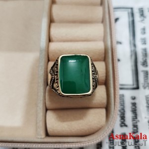 انگشتر طلاروس مردانه نگیندار کد ANG191380W