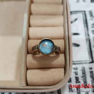 انگشتر طلاروس مردانه نگیندار کد ANG191381W