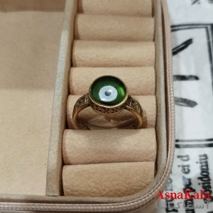 انگشتر طلاروس مردانه چشم نظر
