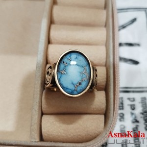 انگشتر طلاروس مردانه نگیندار کد ANG191385W