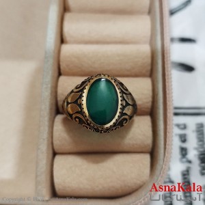 انگشتر طلاروس مردانه نگیندار کد ANG191386W