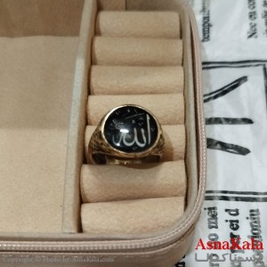 انگشتر طلاروس مردانه نگیندار الله