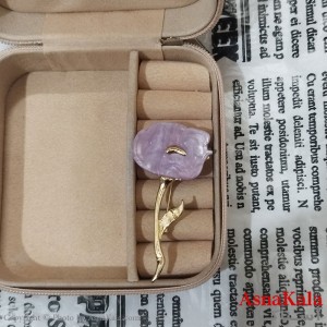 سنجاق سینه زنانه مدل گل کد HAIR131225W