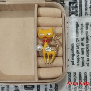 سنجاق سینه زنانه مدل گربه کد HAIR131231W