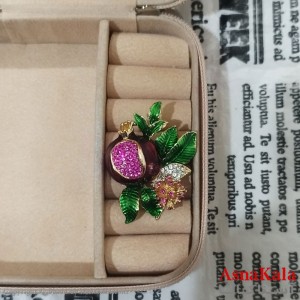 سنجاق سینه زنانه مدل گل کد HAIR131235W