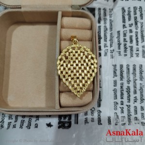 آویز رخ، شمایل، مریمی برنجی زنانه طلایی  کد GNB162590W