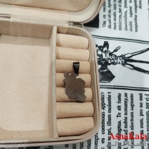 گردنبند ایران استیل مشکی کد GNB162622W