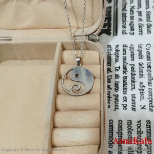 گردنبند مردانه استیل کد GNB162663W