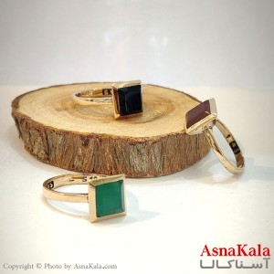 انگشتر زنانه طلاروس رنگ ثابت مشابه طلا  ANG191526W