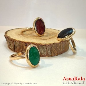 انگشتر زنانه طلاروس رنگ ثابت مشابه طلا  ANG191528W