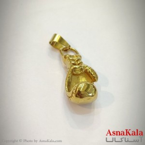 آویز مردانه استیل مدل دستکش بوکس کد GNB162684W