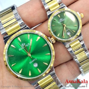 ساعت مچی اسپورت الگانس بند استیل ضد اب واشر دار  موتور کوارتز و دارای روزشمار و دارای کارت گارانتی کد WTCH11569W