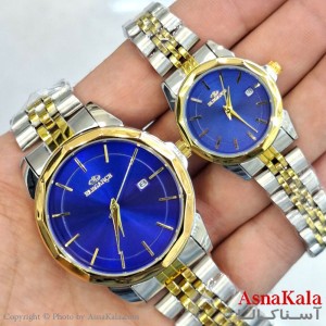 ساعت مچی اسپورت الگانس بند استیل ضد اب واشر دار  موتور کوارتز و دارای روزشمار و دارای کارت گارانتی کد WTCH11577W