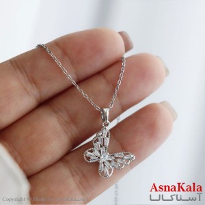 گردنبند استیل زنانه جواهری کد GNB162732W