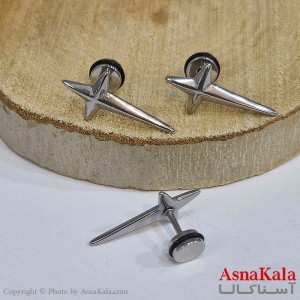 پیرسینگ استیل زنانه گوشواره مدل ستاره کد PR2316W