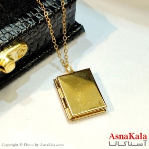گردنبند زنانه استیل مدل قلب بازشو کد GNB162759W -آسناکالا