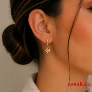 گوشواره استیل  فانتزی دخترانه  کد GSH15121807W