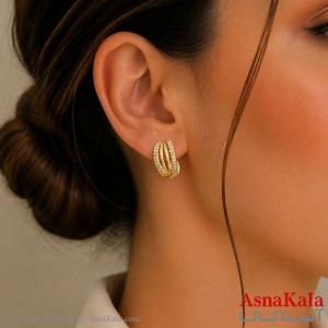 گوشواره استیل  فانتزی دخترانه  کد GSH15121809W