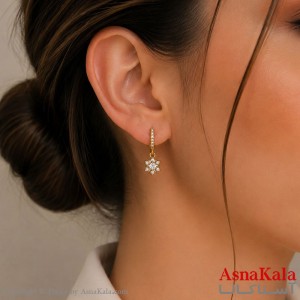 گوشواره استیل  فانتزی دخترانه  کد GSH15121810W