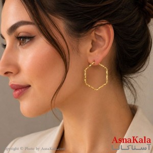 گوشواره دایره زنانه استیل 316  کد GSH15121851W