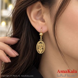 گوشواره آویز زنانه طلاروس  کد GSH1512856W