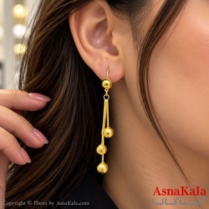گوشواره آویز زنانه طلاروس  کد GSH1512862W