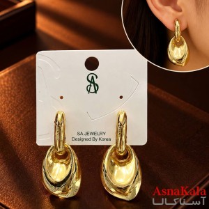 گوشواره   فانتزی اشک میخ نقره برند اس آدخترانه  کد GSH15121902W