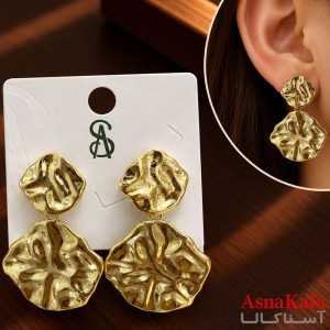 گوشواره   فانتزی مدرن میخ نقره برند اس آدخترانه  کد GSH15121907W