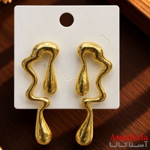 گوشواره فانتزی مدرن میخ نقره برند اس آدخترانه  کد GSH15121918W