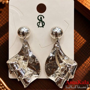 گوشواره فانتزی لوز میخ نقره برند اس آدخترانه  کد GSH15121922W
