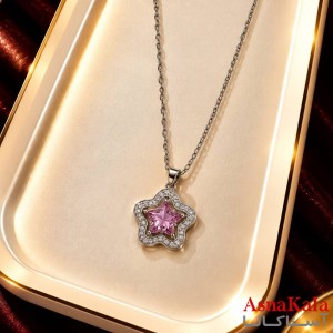 گردنبند پینترستی دخترانه استیل 316 مدل ستاره فانتزی کد GNB16271W