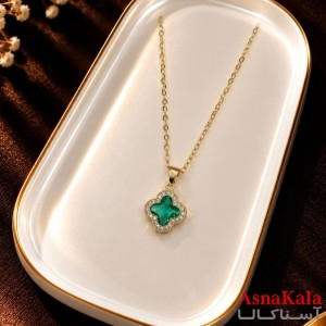 گردنبند پینترستی دخترانه استیل 316 مدل ستاره فانتزی کد GNB16284W