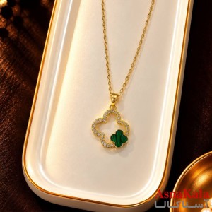 گردنبند پینترستی دخترانه استیل 316 مدل ستاره فانتزی کد GNB16315W