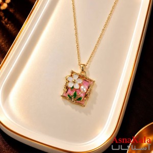 گردنبند پینترستی دخترانه استیل 316 مدل ستاره فانتزی کد GNB16318W