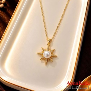 گردنبند پینترستی دخترانه استیل 316 مدل ستاره فانتزی کد GNB16317W