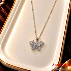گردنبند پینترستی دخترانه استیل 316 مدل ستاره فانتزی کد GNB16331W