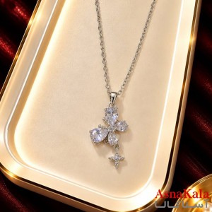 گردنبند پینترستی دخترانه استیل 316 مدل ستاره فانتزی کد GNB16334W