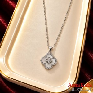 گردنبند پینترستی دخترانه استیل 316 مدل ستاره فانتزی کد GNB16335W