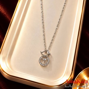 گردنبند پینترستی دخترانه استیل 316 مدل ستاره فانتزی کد GNB16339W