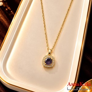 گردنبند پینترستی دخترانه استیل 316 مدل ستاره فانتزی کد GNB16344W
