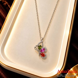 گردنبند پینترستی دخترانه استیل 316 مدل ستاره فانتزی کد GNB16347W